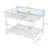Full XL over Full XL Metal Bunk Bed with Ladder and Guardrails