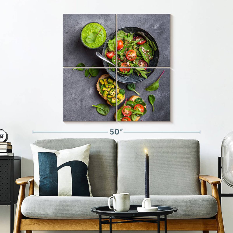 Yarlin Vegetarian Dinner, 32" H x 32" W