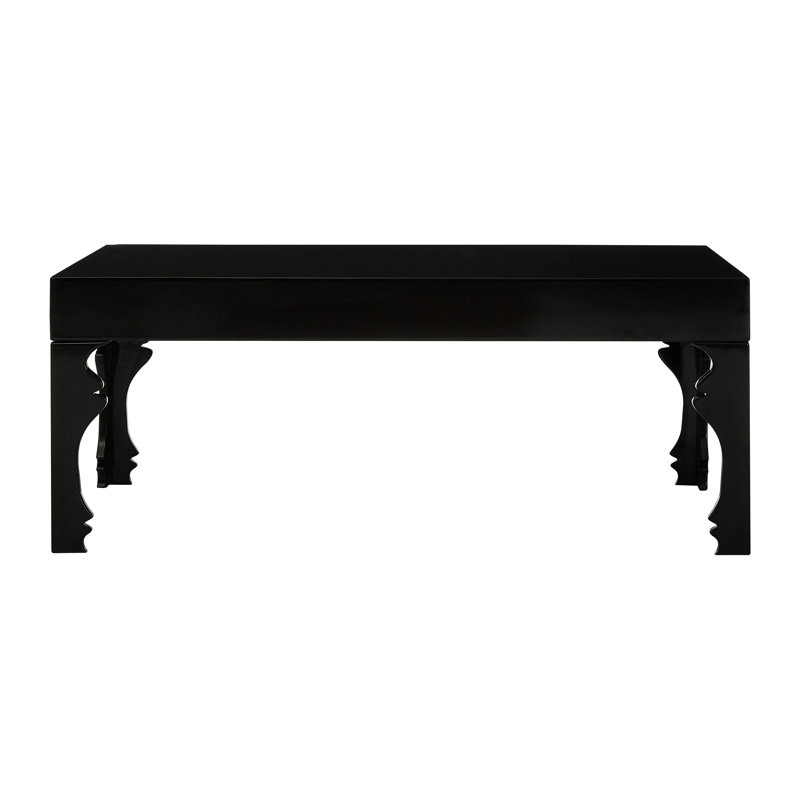 Ansel Four Leg Coffee Table, Black