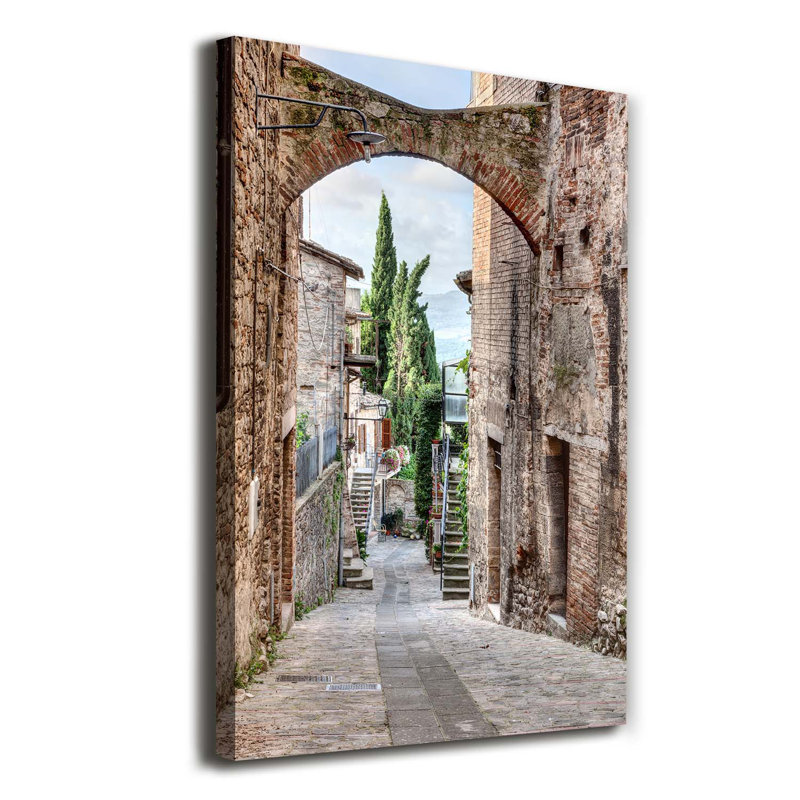 Italian Streets - Wrapped Canvas Print
