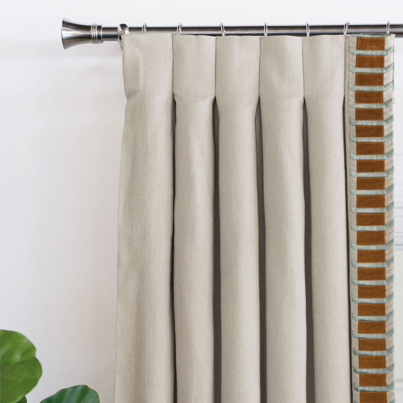 Panneau de rideau obscurcissant en polyester Rufus, L 40 po x L 96 po, Oui