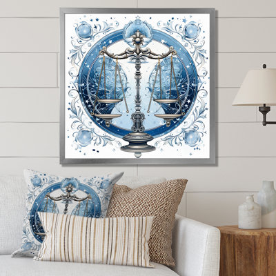 Libra Zodiac Sign II - Astrology Wall Decor