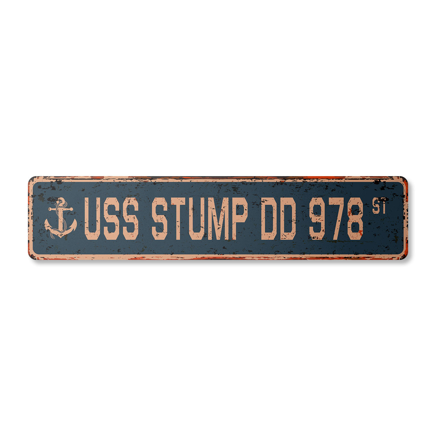 SignMission Stump Dd 978 Street Sign Aluminum 4