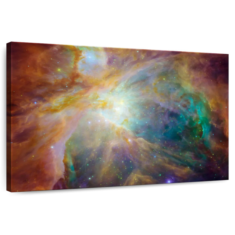Cœur d'Oberle nébuleuse d'Orion, H 8 po x l 12 po