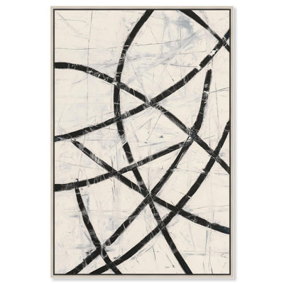 Intersecting Lines I Canvas Line Wall Decor by Art Remedy