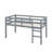 Twin Elevated Loft Bed Comes With Ladder-1788968136