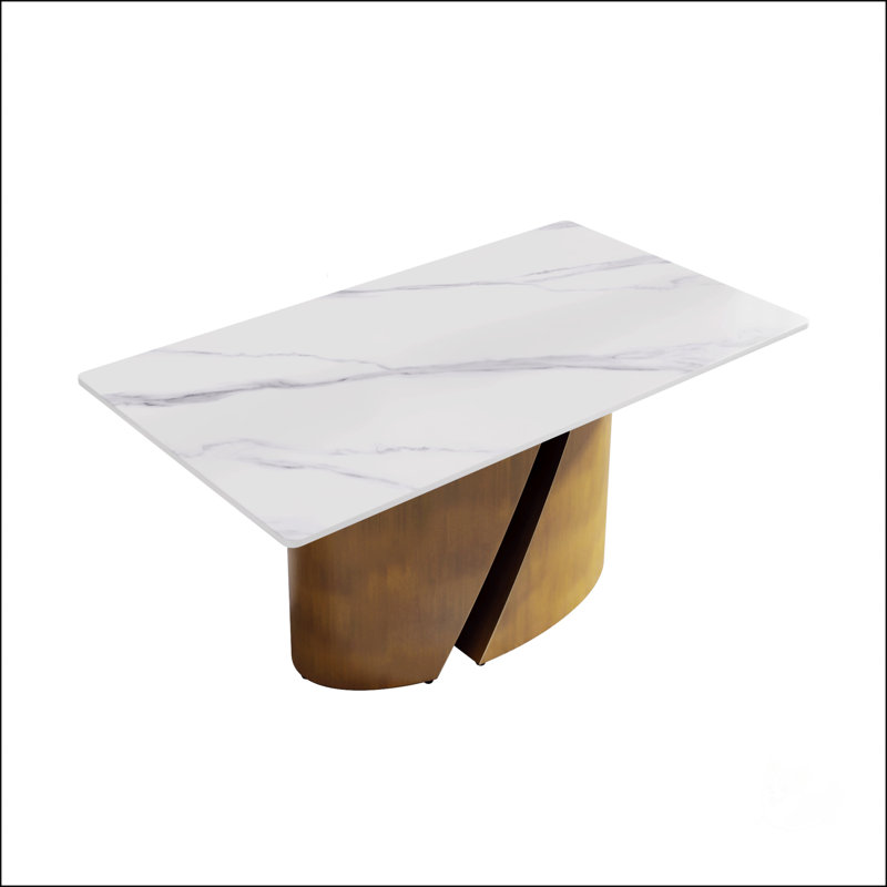 Dining Table, 29.53"H x 63"L x 35.43"W