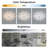 44.8" Straight Strip Geometric Ceiling Fan with Lights, 3 Colors 6 Speeds Low Profile Ceiling Fan with Light for Bedroom, Living Room-144213544