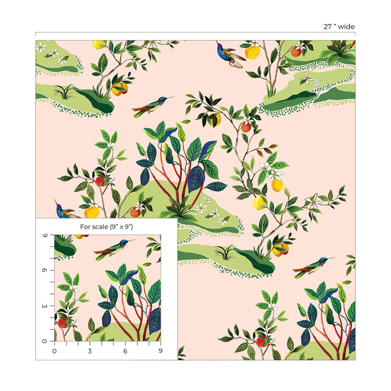 Floral Roll, Blush