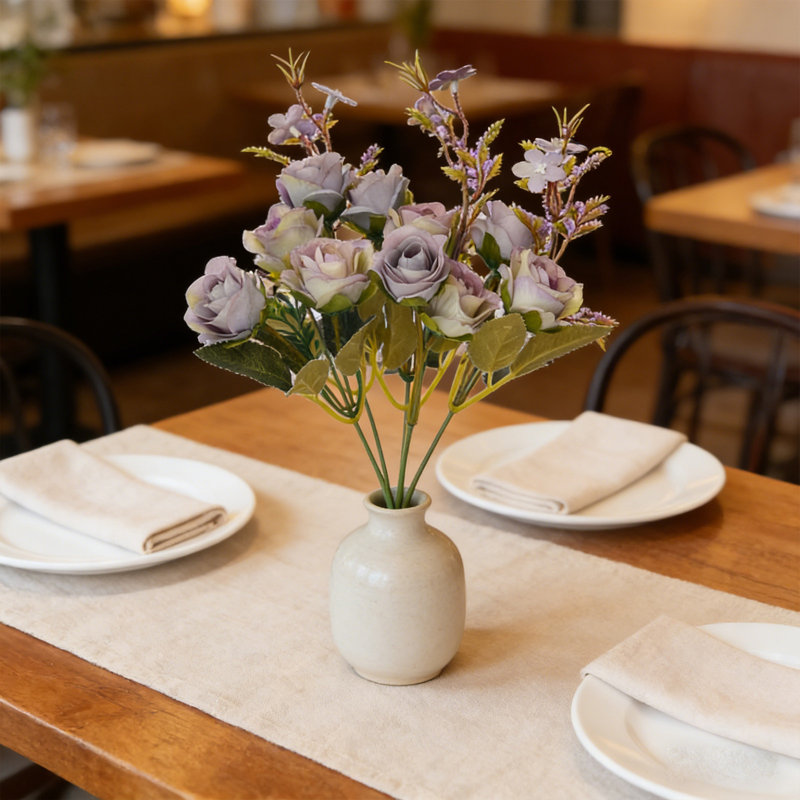  Fleurs artificielles pour la décoration de la maison Plantes artificielles et bouquets de fleurs Convient pour les mariages et les aménagements floraux d'hôtel et d'aménagement paysager de fleurs artificielles