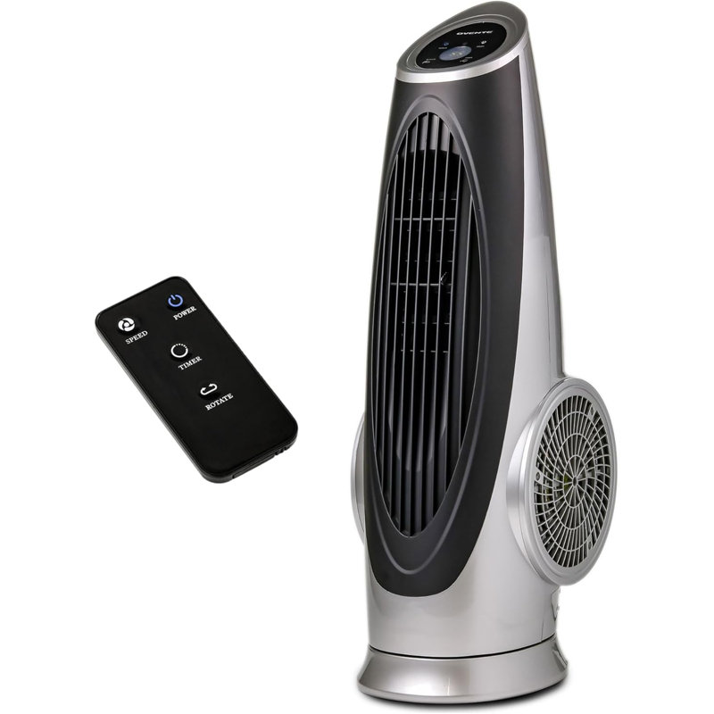 Ventilateur oscillant, argent
