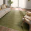 Jaipur Living Origin SAG16 Handknotted Solid Olive Green Area Rug (10'x14')-618721815
