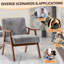 Charmante chaise moderne de style Mid-Century pour la détente et la mise en valeur du style-1948598342