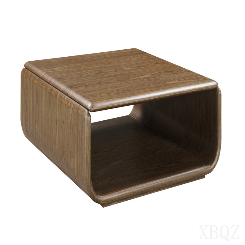 Table basse en noyer foncé