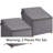 Patio Chair Cover Gray 2pcs(Set of 2)-2033617024