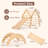 Deformable Pikler Triangle Set 20+ Modes Montessori Climbing Toy