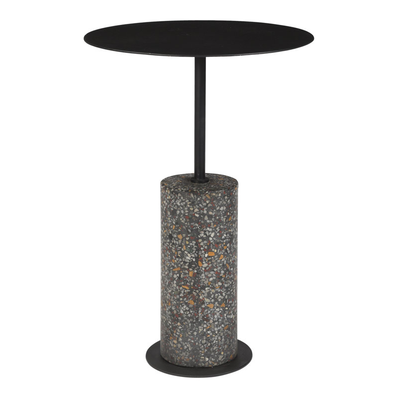 Keefe End Table, Gray, Black