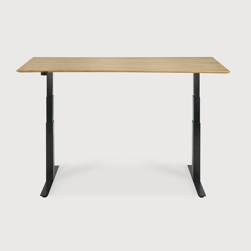 Bok Standing Desk, Black/White, 29.9" H x 67" W x 31.5" D