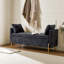 Louvenia 127cm Upholstered Flip Top Bench With Subdivided Storage and Toss Pillows-1919421958
