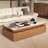 Medieval-style rectangular stone slab coffee table-486519834