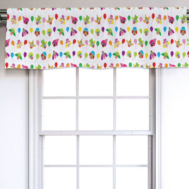 Sateen Ruffled Window Valance