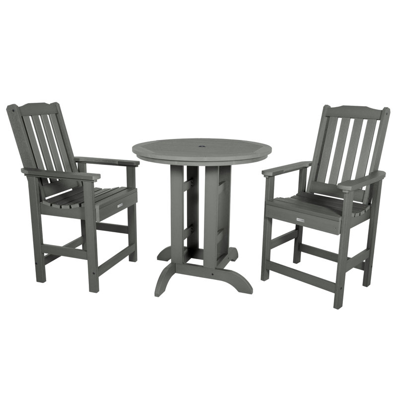 Arbnora 2-Person 36" Round, Counter-Height Dining Set, Coastal Teak