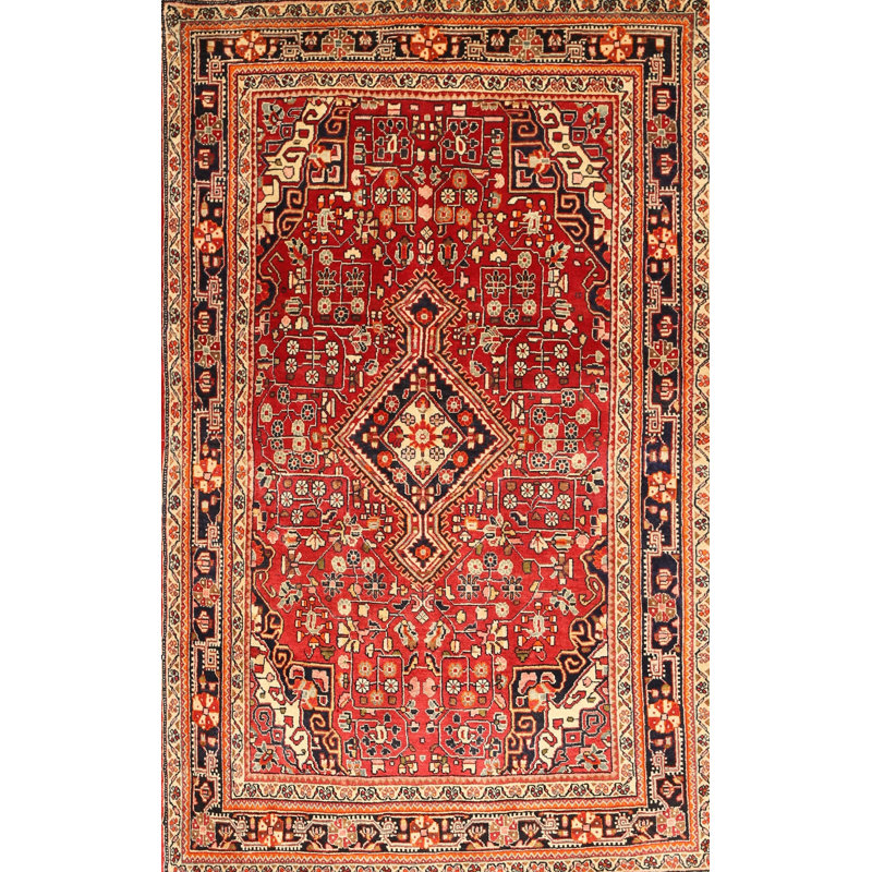Beige sud-ouest Kealan/brun/noir Tapis décoratif, Rectangle 5 pi x 8 pi