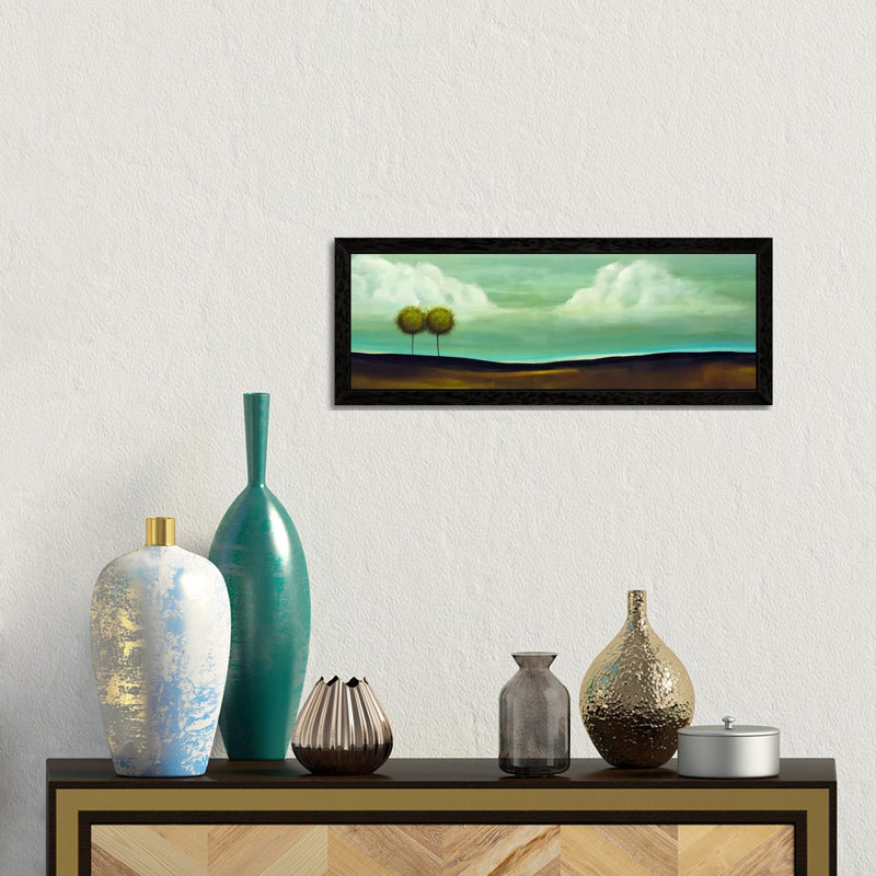 Happily Ever After by Heather Offord - Wrapped Canvas Panoramic Painting, 182.88 cm H x 60.96 cm W, Black Framed