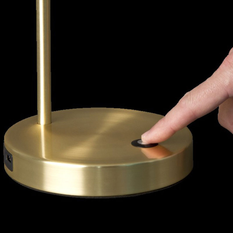 Ambania Metal Desk Lamp, Brass