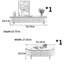 Ensemble de tables basses Light Luxury