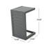 Modern C-Shaped Outdoor Side Table-1196623423