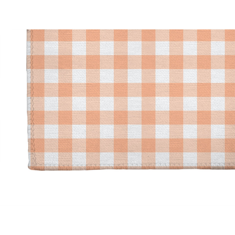 Tapis d'extérieur antidérapant Proper Gingham, Rectangulaire 8 pi x 10 pi