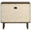 Table de chevet 2 tiroirs brun chaud