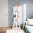 5 Tier Rotating Bookshelf, 360° Revolving Bookcase, Floor-Standing Storage Display Rack for Living Rooms,Hallway
