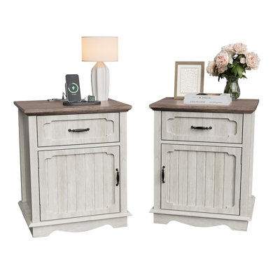 Nightstand With Charging Station