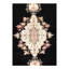 Oriental Area Rug in Black