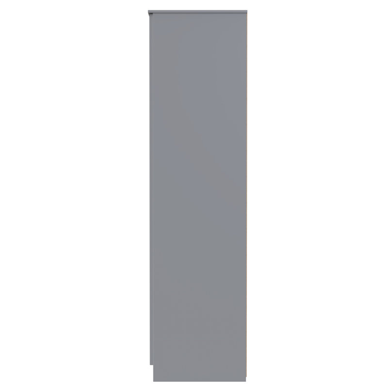 Bisma Manufactured Wood Wardrobe, Dusk Grey
