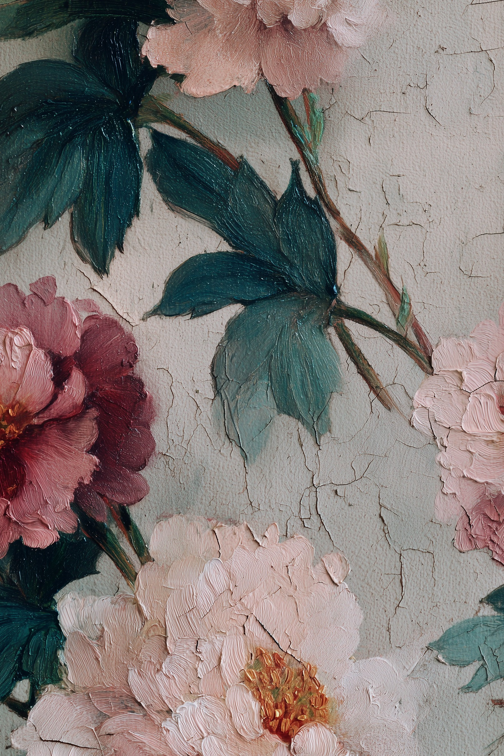 Lark Manor™ Floral Wallpaper Vintage Mural Pink Wall Decor | Wayfair