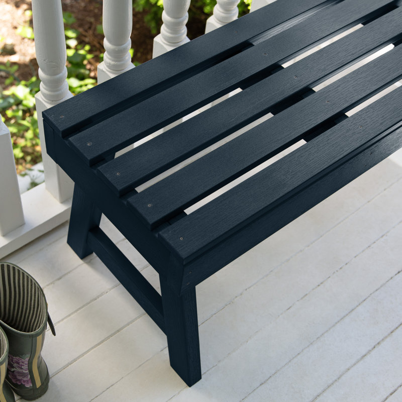 Banc de pique-nique en plastique Midwest, Bleu fédéral