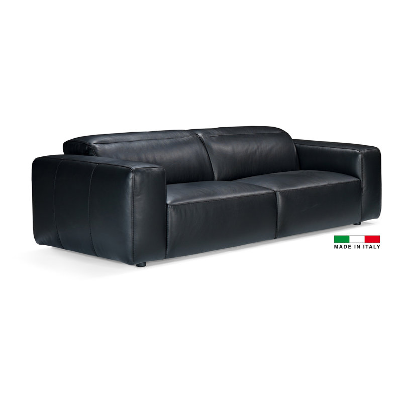 Aitkens, Cuir véritable noir