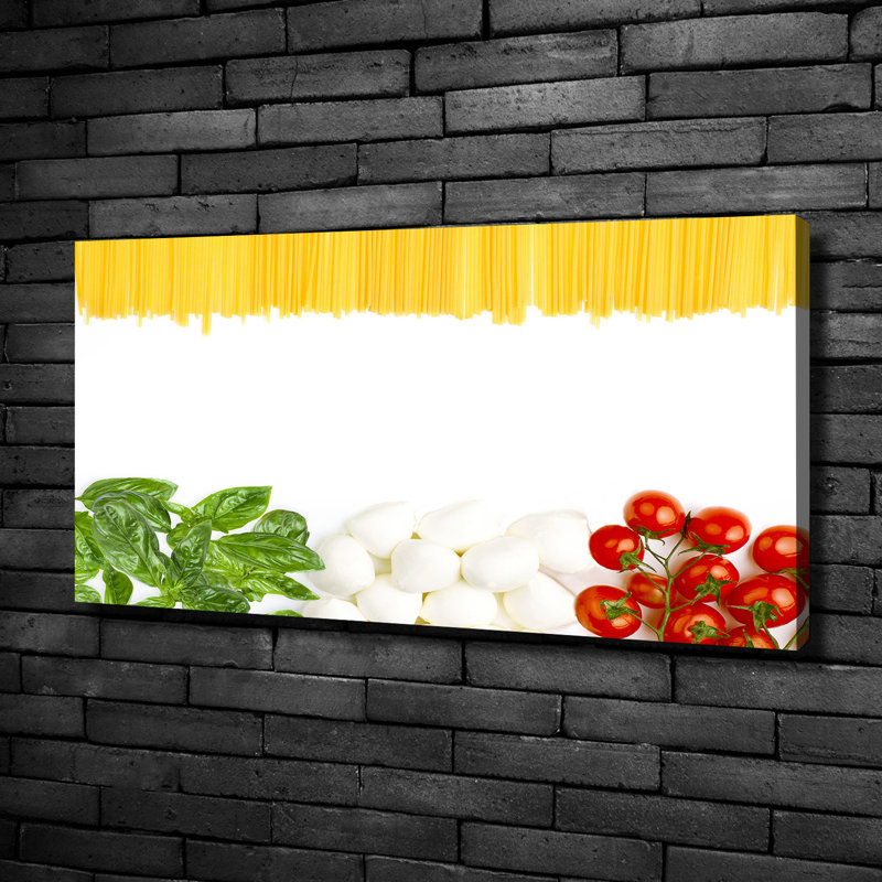 Italian Flag - Wrapped Canvas Print