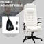 Fauteuil en cuir blanc Pu