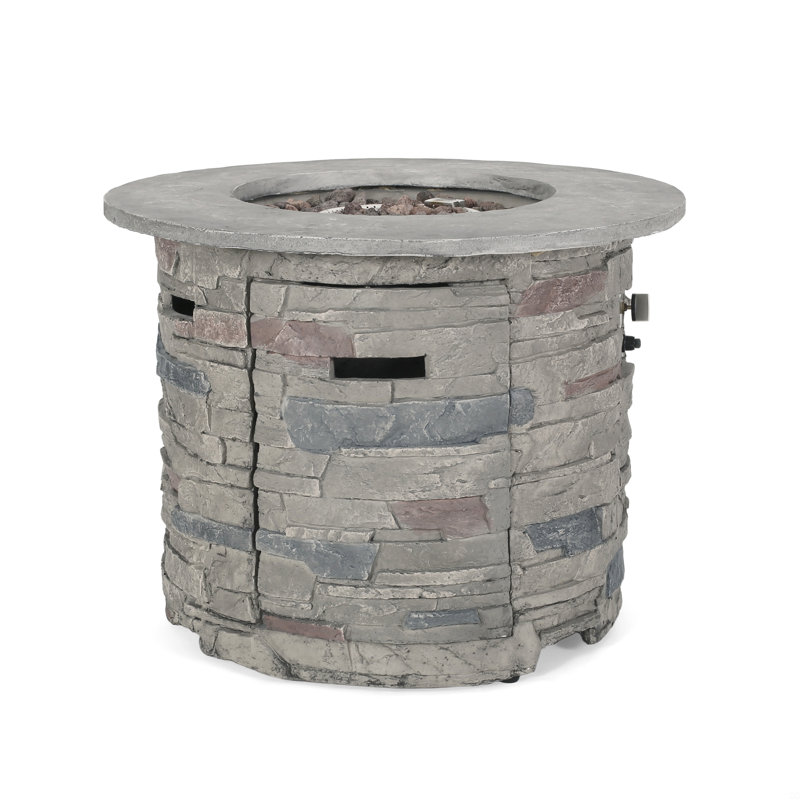 Outdoor 32" Round Mgo Propane Fire Pit - 40,000 BTU