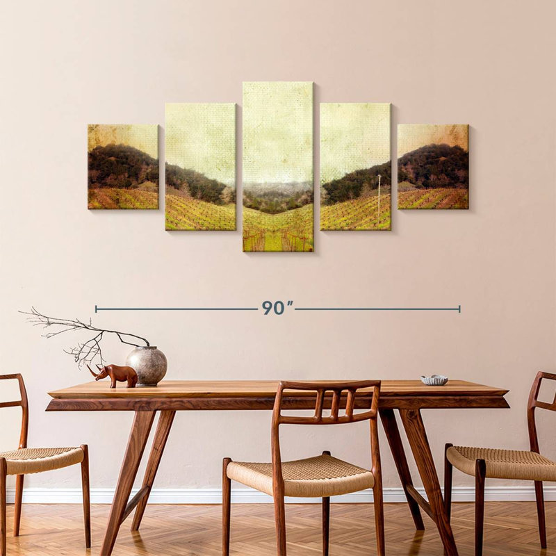 Napa Vineyard Landscape, H 42 po x l 92 po