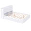Lit plateforme double avec rangement et tablettes gigognes, blanc-1998600443