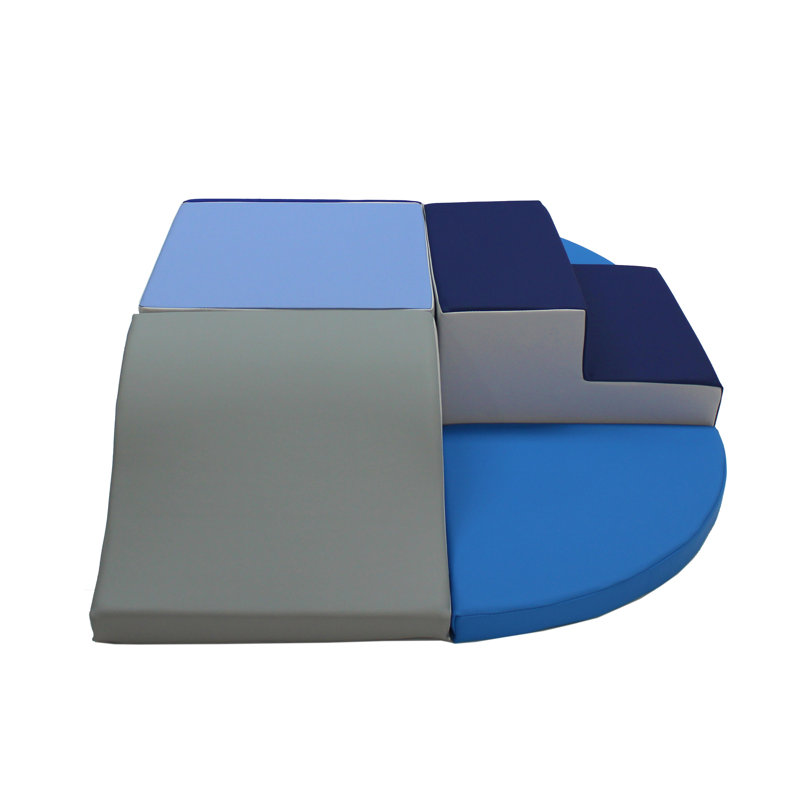 Ensemble d'escalade 6 pièces SoftScape, Bleu marine / bleu poudre
