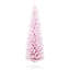 Arbre de Noël neige enneigé, arbre de Noël mince avec branches réalistes et base en plastique-178379398