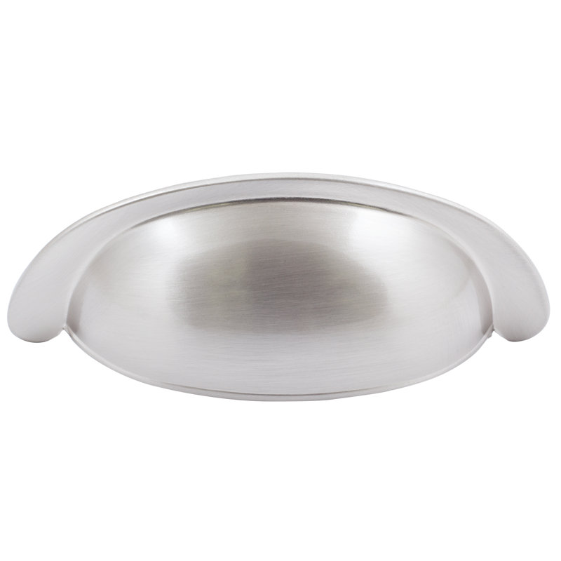 Marblehead 3" Center to Center Cup Pull, Satin Nickel