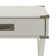 Grable Transitional Wooden 1-Drawer Rectangular End Table with Metal Corners
