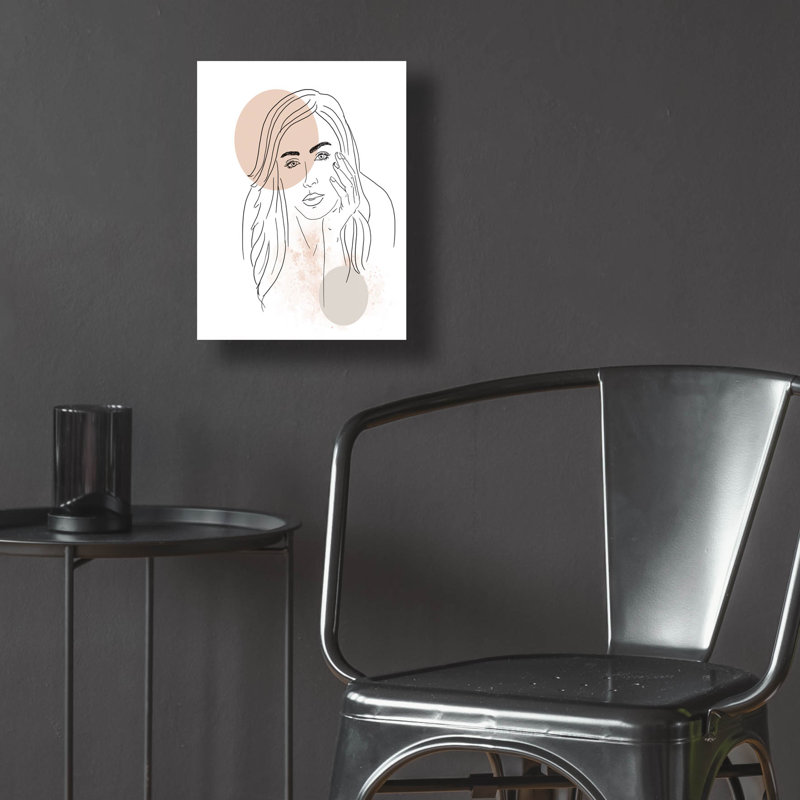 «Portrait de femme» par Sabrina Balbuena, H 16 po x l 12 po